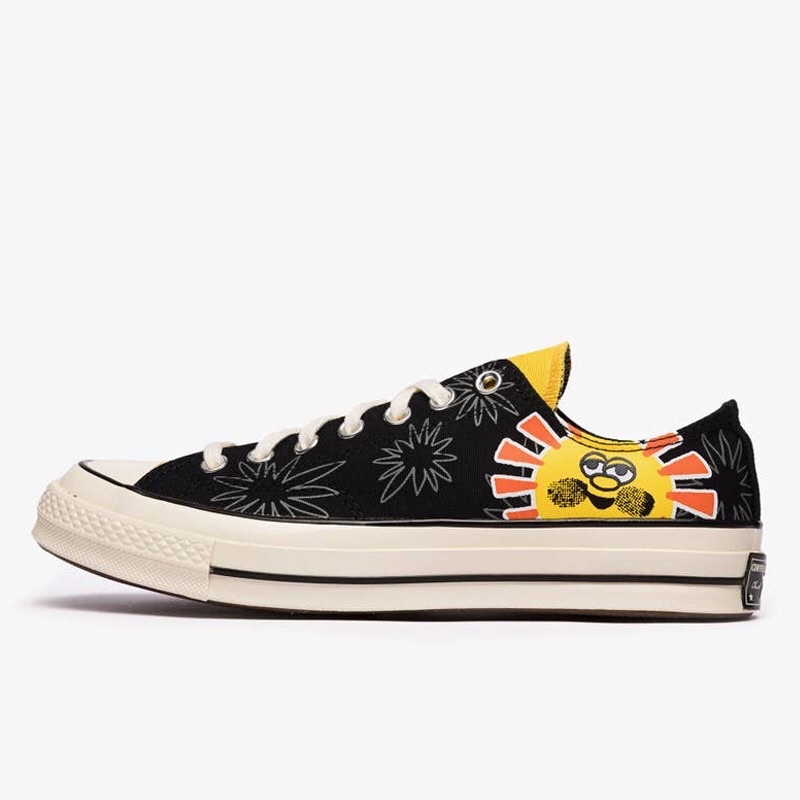 Converse Chuck Floral Print Black Amarillo / Original converse Shoes