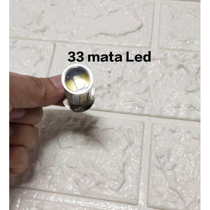 Lampu Led Utama Motor Depan Soket H6 33 Mata / Titik Led