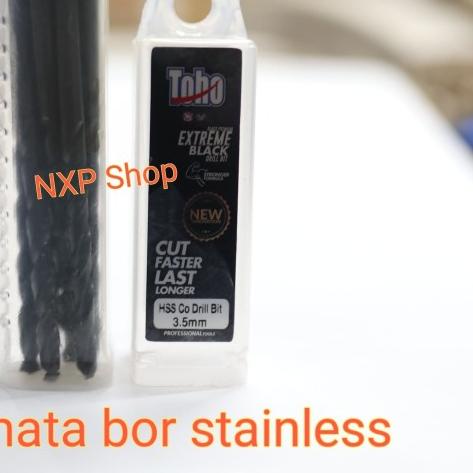 mata bor besi dan stainless toho 3.5mm / bor stenlis steinless 3.5 mm