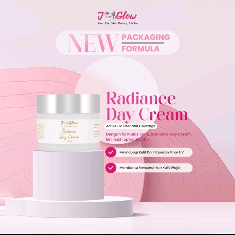 Jglow skincare CREAM SIANG SUPER/RADIANCE (KEMASAN BARU)