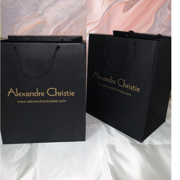 

[ORIGINAL] Paper bag Alexandre Christie Hitam Paper Bag Kotak Jam Tangan uolh41