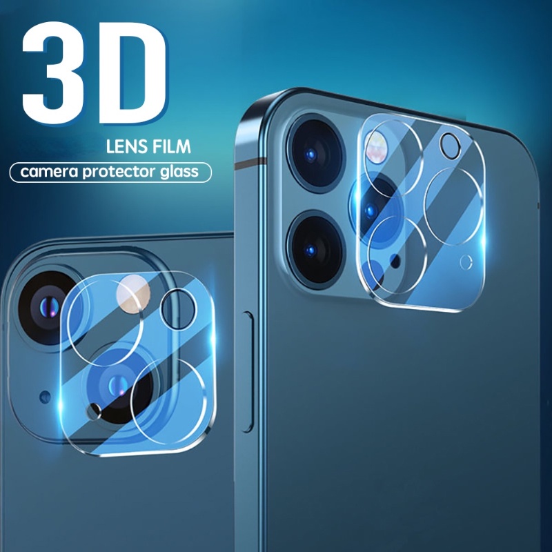 Pelindung Lensa Kamera Tempered Glass HD 3D Anti Sidik Jari / Gores Untuk iPhone 14 / 14 Plus / 14 Pro / 14 Pro Max