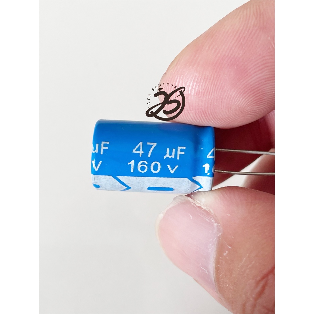 ELCO 47UF 160V (1 BUAH) KAPASITOR CAPACITOR ELCO KAPASITOR ELKO KAPASITOR 47 UF 160 V