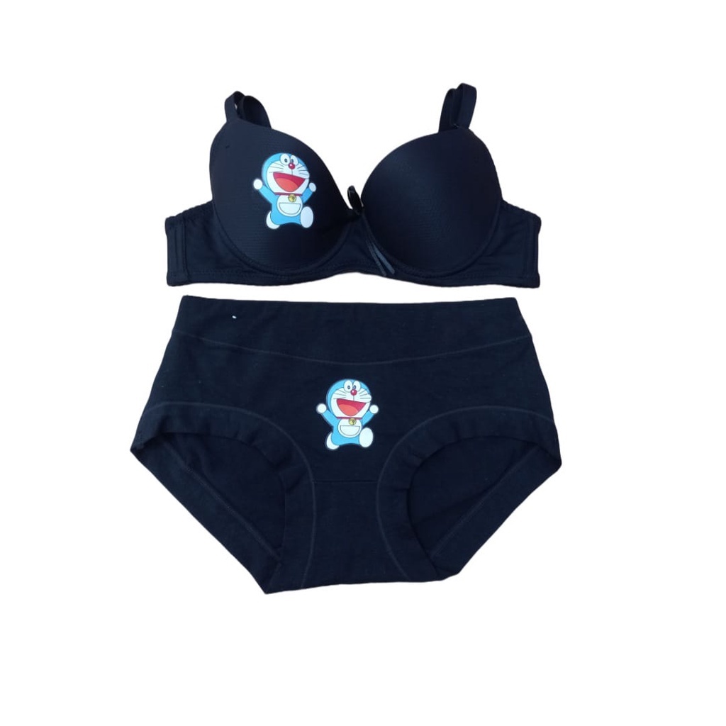 BRA DORAEMON / BRA SET DORAEMON / PAKAIAN DALAM DORAEMON / DORAEMON / BRA KARKATER / BRA SET / BRA