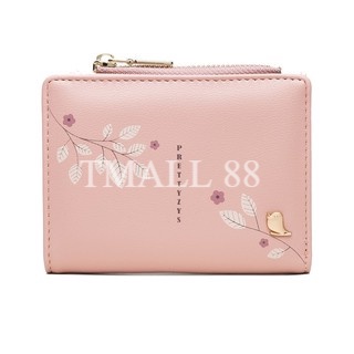 ♥TMALL88♥ Dompet Lipat Wanita / Resleting / Dompet Mini / Import