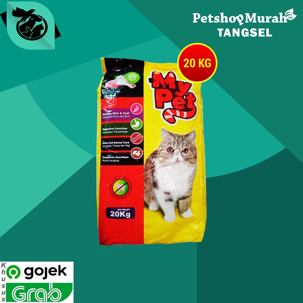 [GOSEND] Makanan Kucing Dewasa MY PET Chicken Tuna 20 KG