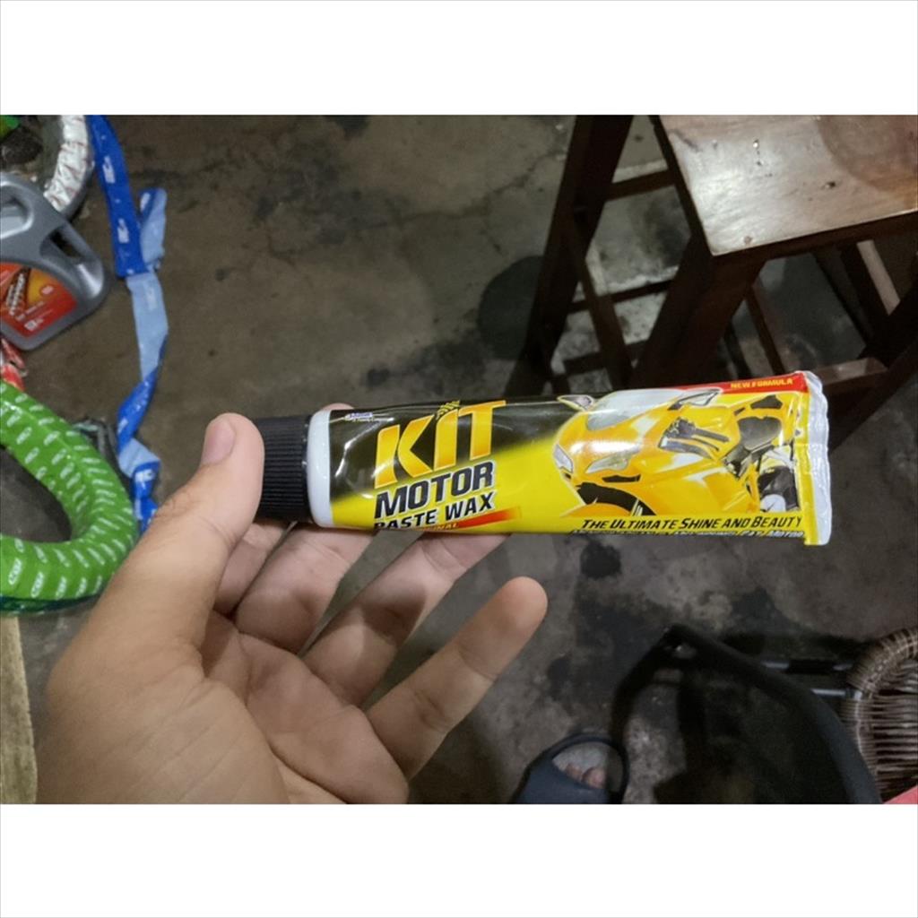 Pengkilap Cat Body KIT/KIT Odol Kuning/KIT Motor Original Paste Wax 60gr