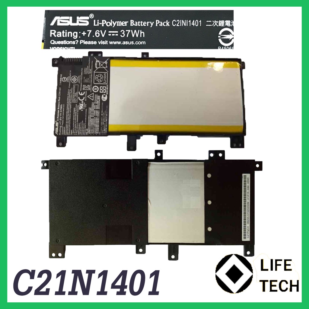 Baterai Original Laptop ASUS X455 X455L X455LA A455L A455LD F455L C21N1401