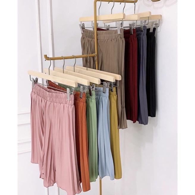 (100rb dapat 8pc) CELANA KULOT PLISKET PENDEK