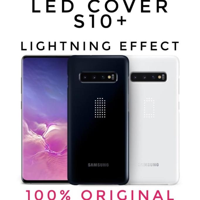 Samsung S10 Plus S10+ LED COVER Lightning Effect ORIGINAL Case Casing