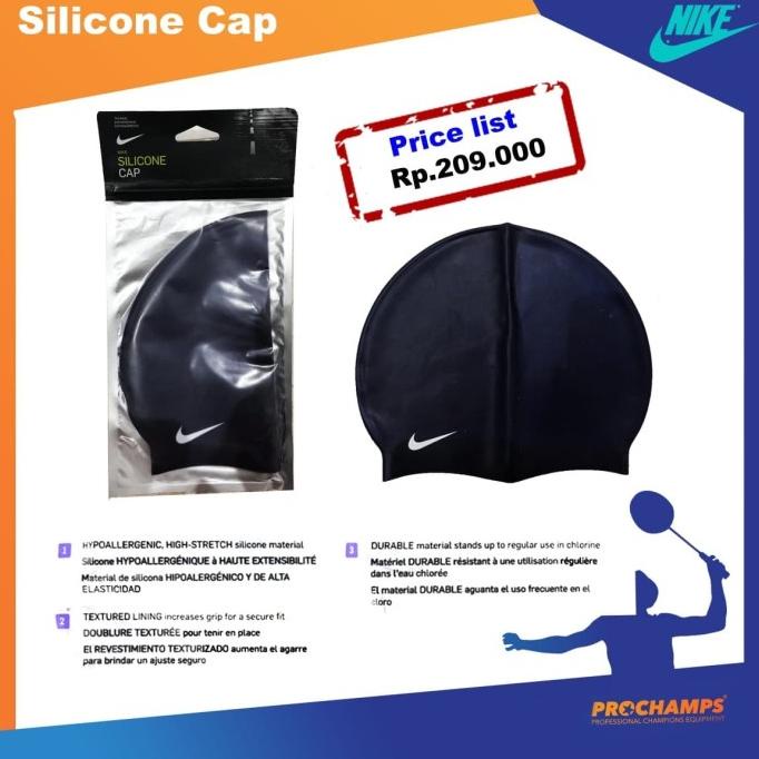 NIKE SILICONE CAP TOPI RENANG ORIGINAL