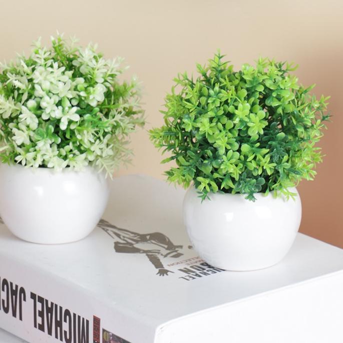 [ntq] - Aonez bunga hias bunga artificial murahbunga mini hiasan tanaman kaktus hias dengan pot