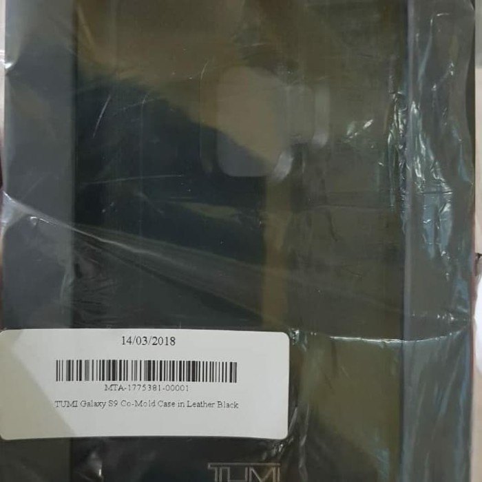 {SuheStore} Tumi Leather Case Original Samsung S9 - Hitam Limited