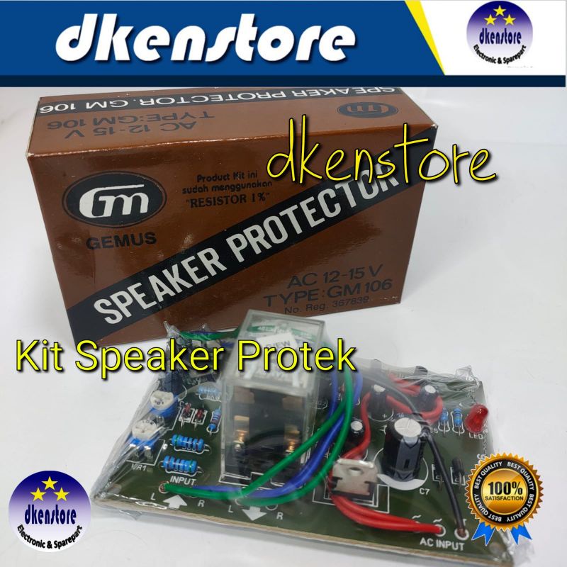 Kit Speaker Protek GM106 Spiker Protector