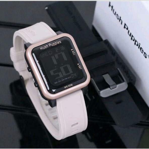 COD✅ JAM TANGAN DIGITAL PRIA/WANITA STRAP RUBBER SET MODEL SEGI HP-18538