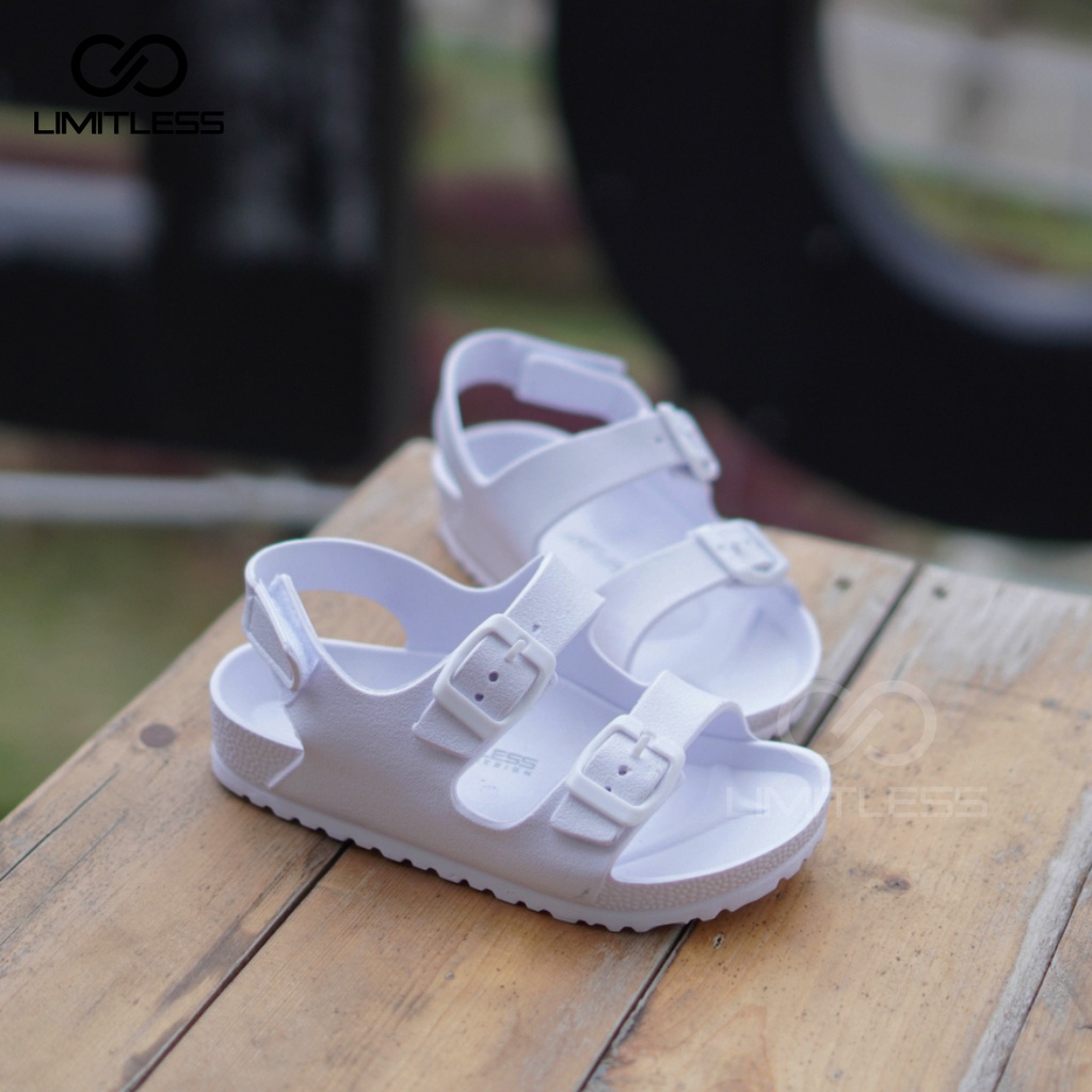 Sandal Anak Perempuan Strap Dua Sendal Gunung Anak Unisex Comfortable Sepatu Sandal Anak Tali Belakang Full Eva