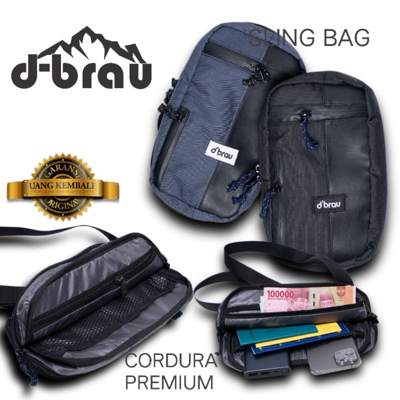 Tas Selempang Pria Distro Sling Bag Mini d'brau