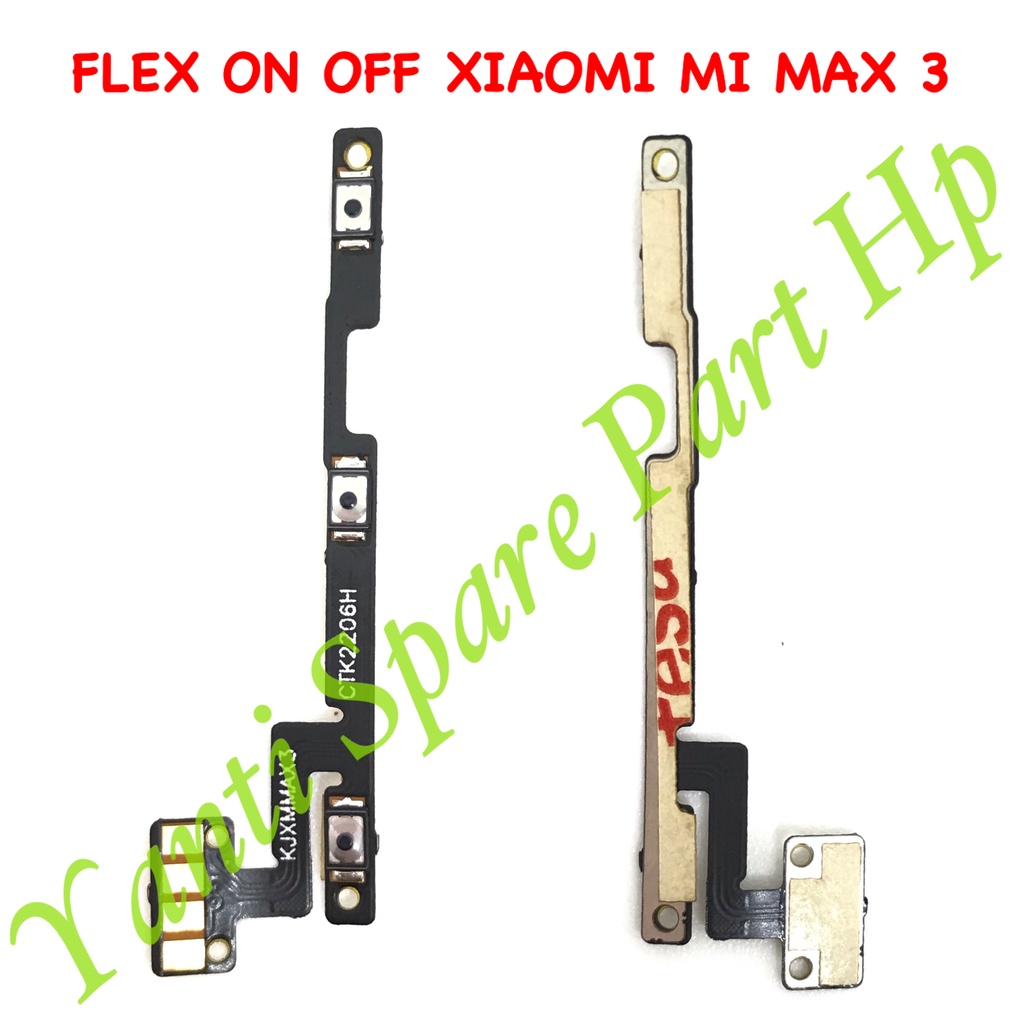 Flexible On Off Xiaomi Mimax 3 MI MAX 3 Original Terlaris New