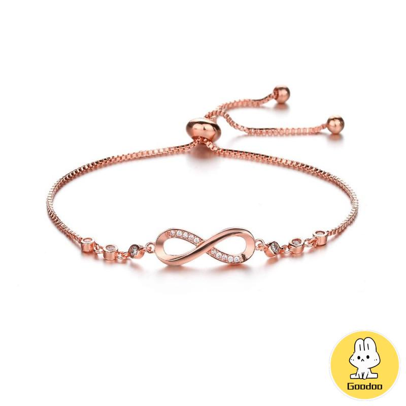 Korea Titanium Emas Gelang Hypoallergenic Adjustable Wanita Fashion Gelang Perhiasan Aksesoris Hadiah -Doo