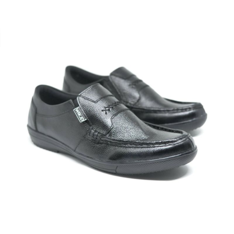 EDVARD (KULIT ASLI) Sepatu Formal Pantofel Pria Hitam Kulit Asli Murah