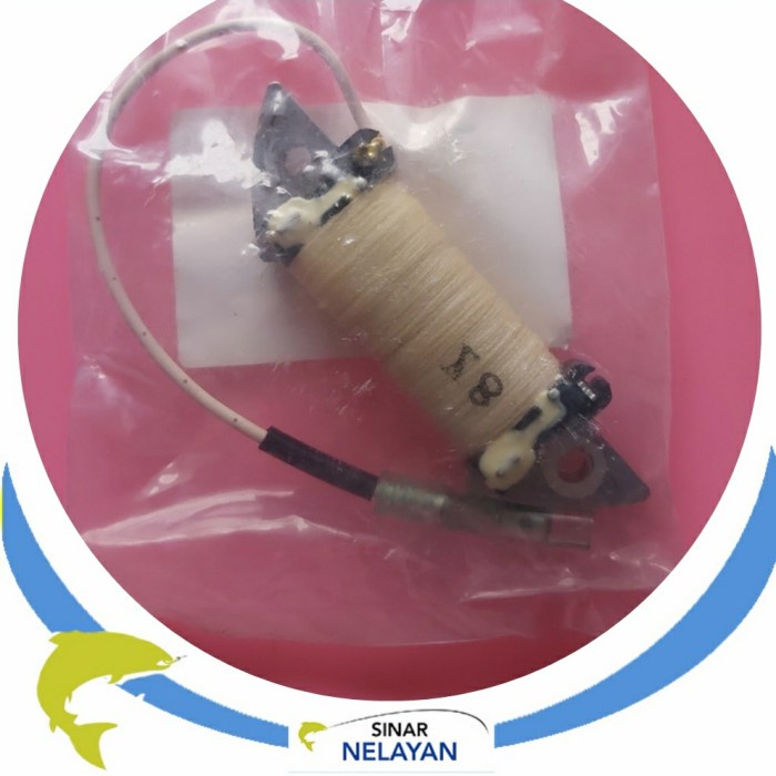 Spul / Exciter coil mesin tempel Tohatsu 3.5pk, asli Japan. Outboard.