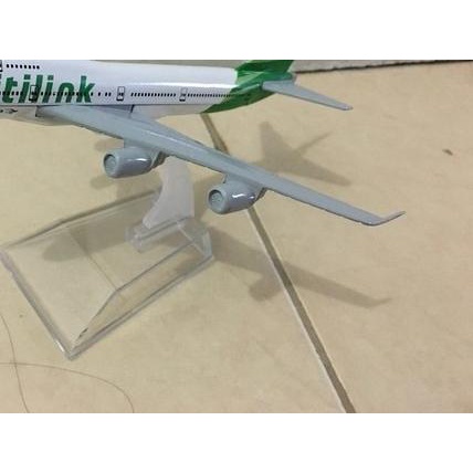 Miniatur Diecast Pesawat Terbang CITILINK Bahan Besi