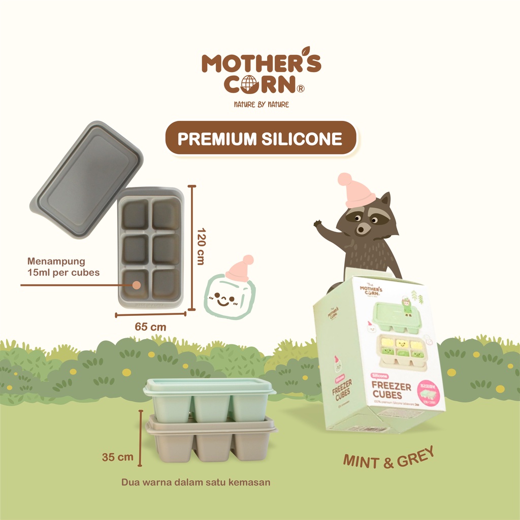Mother's Corn Freezer Silicone Cube isi 2