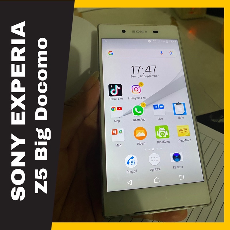 HP SECOND/BEKAS SONY Z5 BIG DOCOMO SECOND RAM 3/32GB MULUS