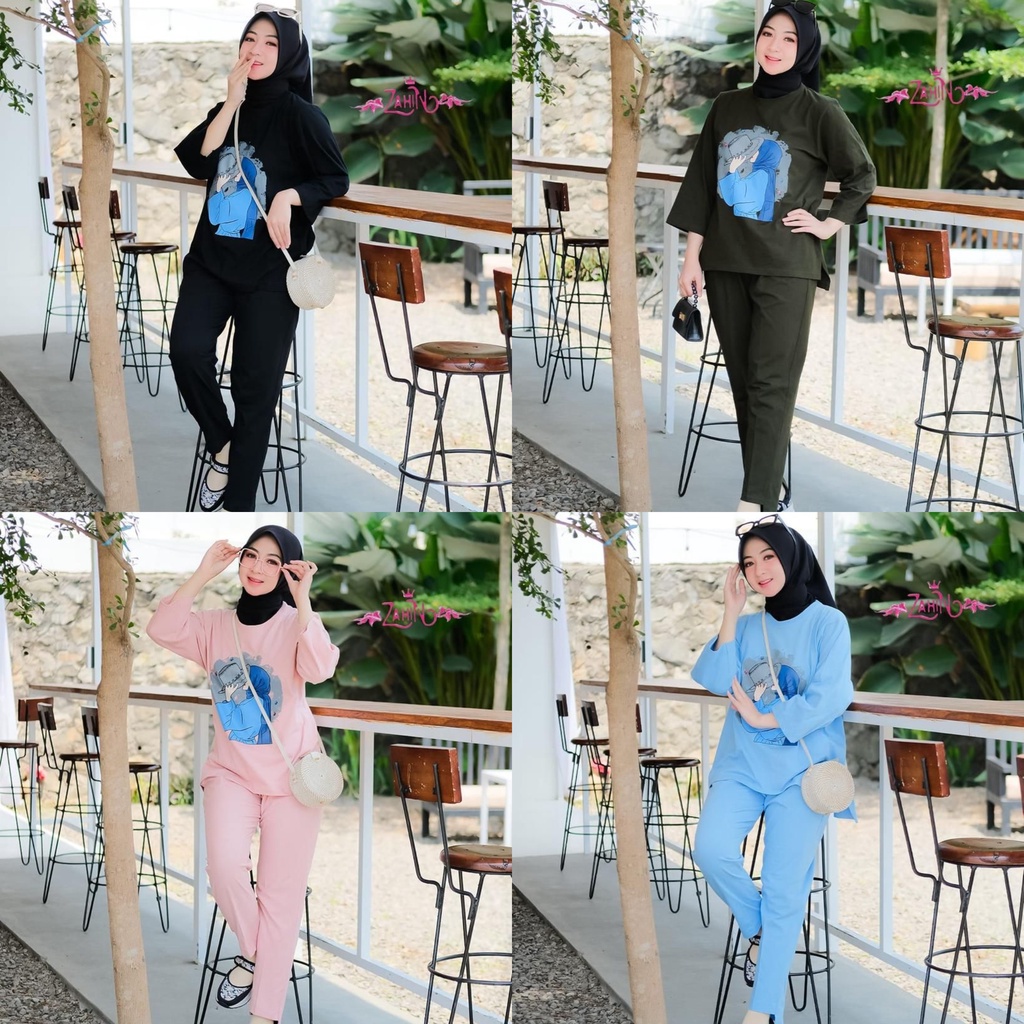 ONE SET ROK SERUT NAGITA VIRAL DAN SETCEL BALENCIA TOPI PREMIUM/ SET CELANA DAN ROK POLOS