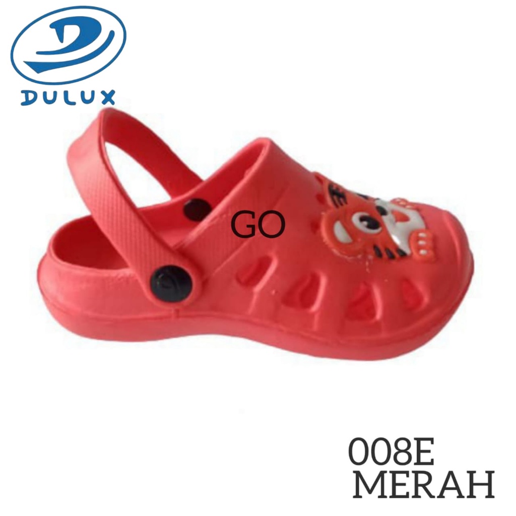 sogo DULUX 008E TIGER Sandal Baim Anak Perempuan Karakter Tiger Awet Tahan Air Hujan Karet Lentur Ringan Sepatu Naik Gunung Motif TIGER