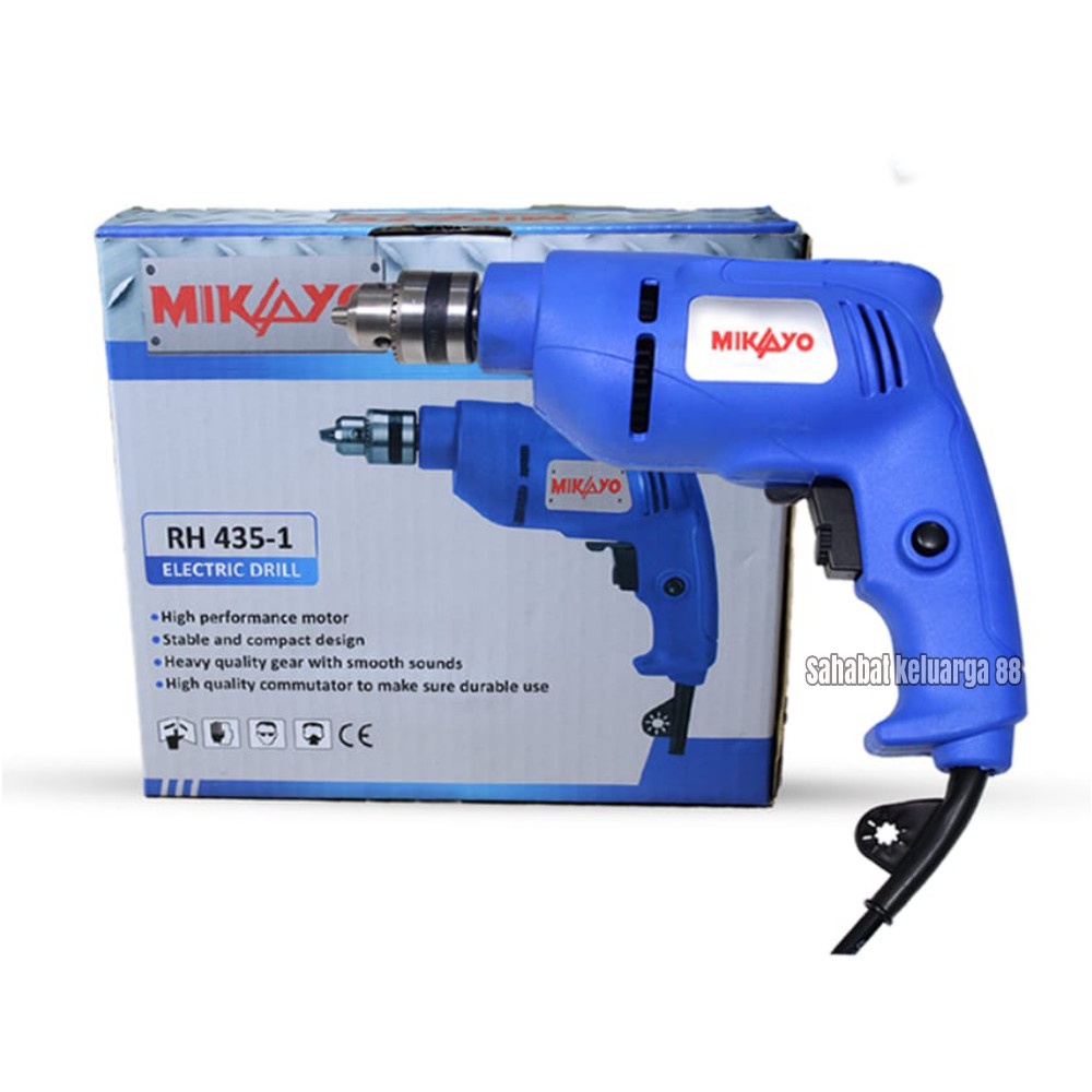 TURUN HARGA MIKAYO Bor Listrik JLD10-3 / Mesin Bor 10mm bolak balik / Electric drill