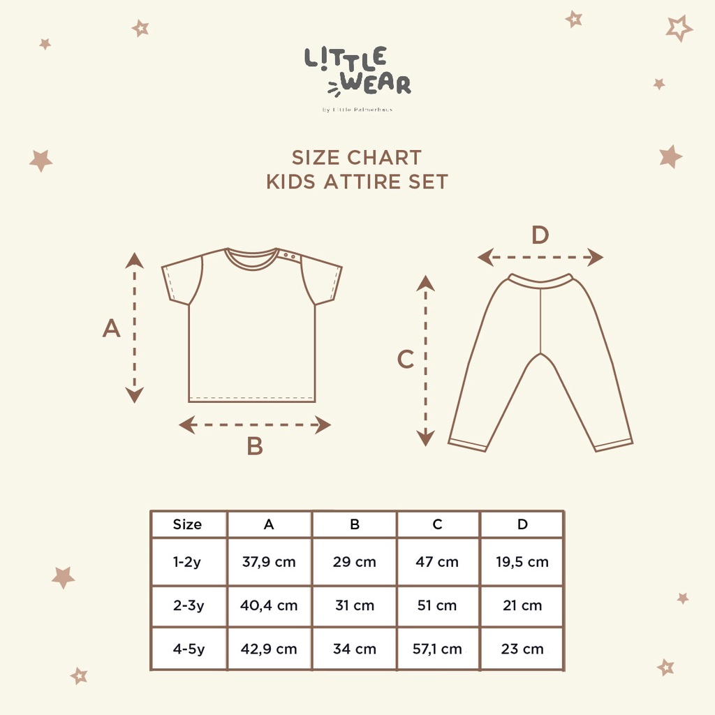 TERBARU Little Palmerhaus Attire Set 1-5Y Jumper 3-9M Little Wear Setelan / Jumper / Atasan Anak Unisex CBKS