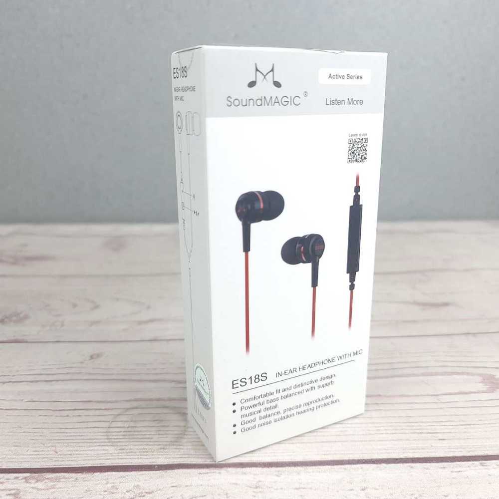 SoundMAGIC Earphones In-ear Sound Isolating Powerful Bass Mic