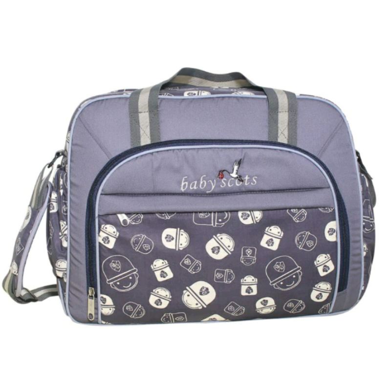 TAS BESAR FAMILY | TAS BAYI BABY SCOTS | TAS BAYI BESAR KECIL BABY SCOT BABY FAMILY | DIAPER BAG PRINT