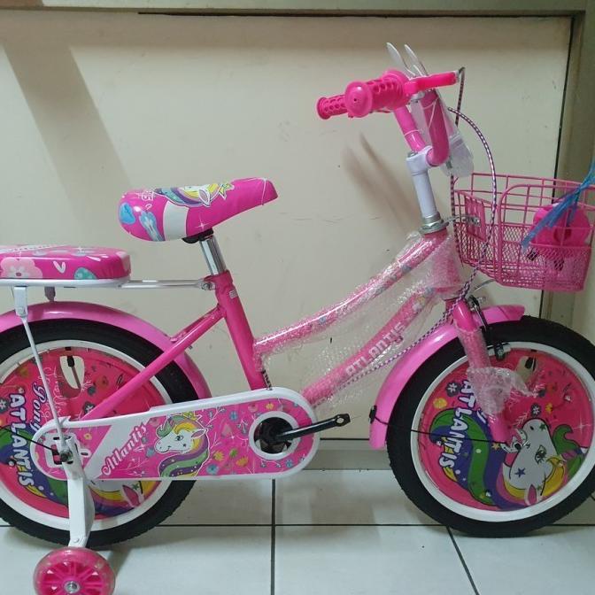 Sepeda Anak Murah 16 Inch, Sepeda Keranjang Anak Perempuan