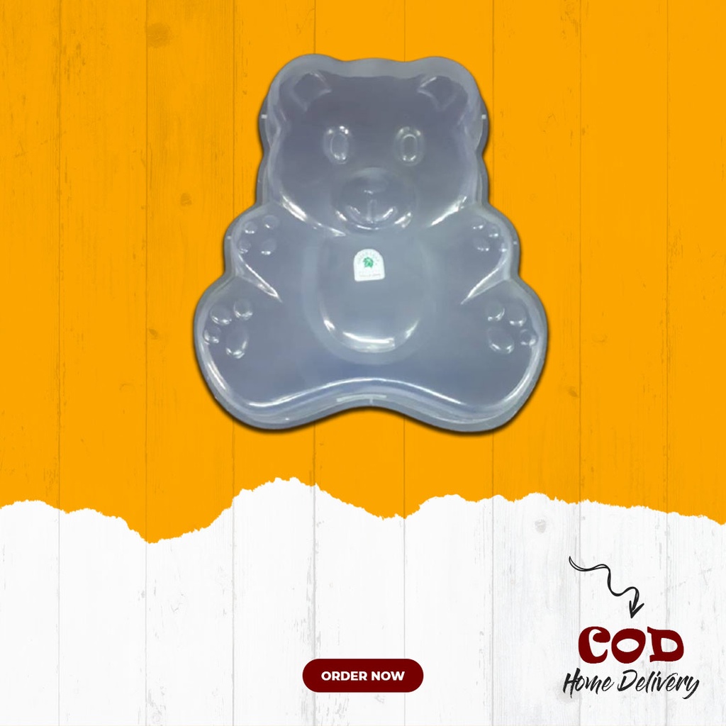 Cetakan Puding Agar Agar Kue Bolu Kukus Pudding Jelly Ager Plastik Karakter Binatang Panda Unik