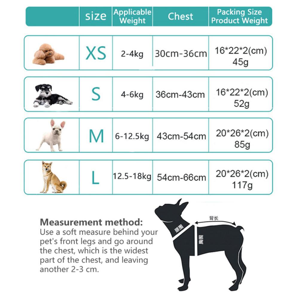 Timekey Rompi Vest Reflektor Tipe X Dengan Tali Tuntun Adjustable Untuk Anjing V1W5