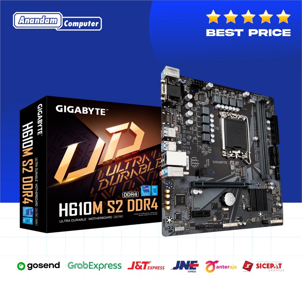 GIGABYTE H610M S2H DDR4 (Intel H610, DDR4, LGA 1700)