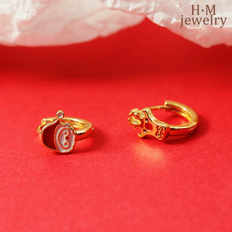 Anting Tusuk Sterling Silver 925 Model Rusa Natal Untuk Wanita