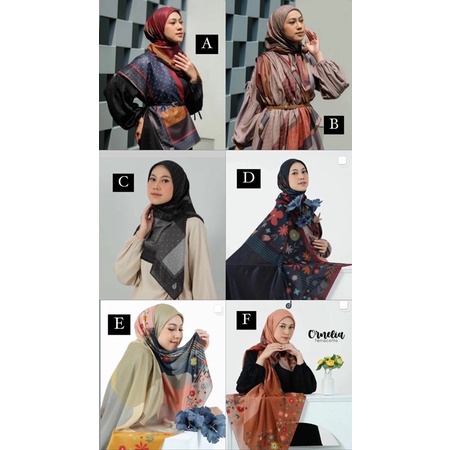 @deenay.scarves Ornelia series dan Glenna series // kerudung deenay terbaru