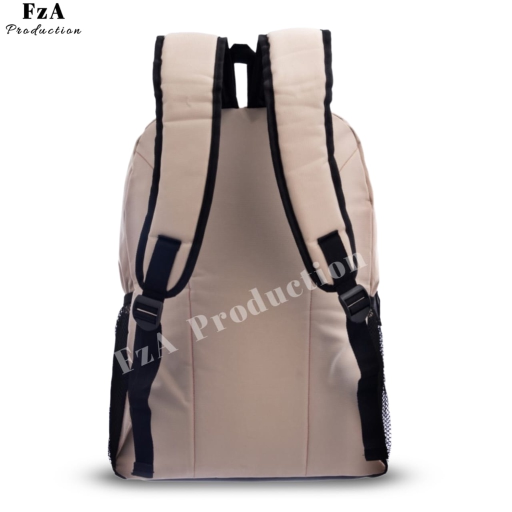 Tas Ransel  Punggung Distro Casual Pria Wanita / Tas Ransel Laptop Original FzA FREE Tas Waistbag Trendy