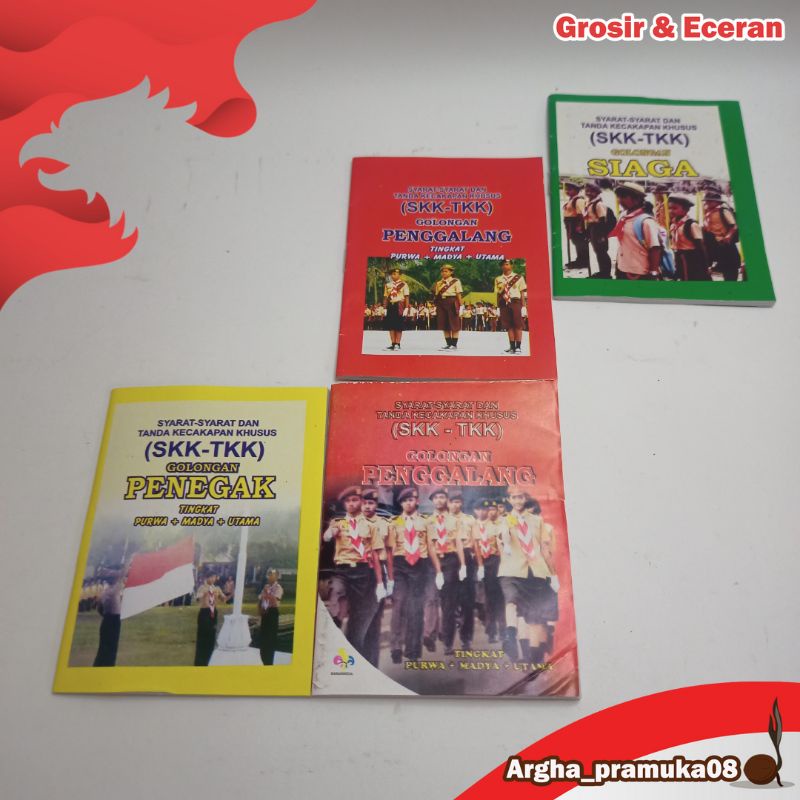 buku SKK/TKK Pramuka 100# siaga penggalang penegak