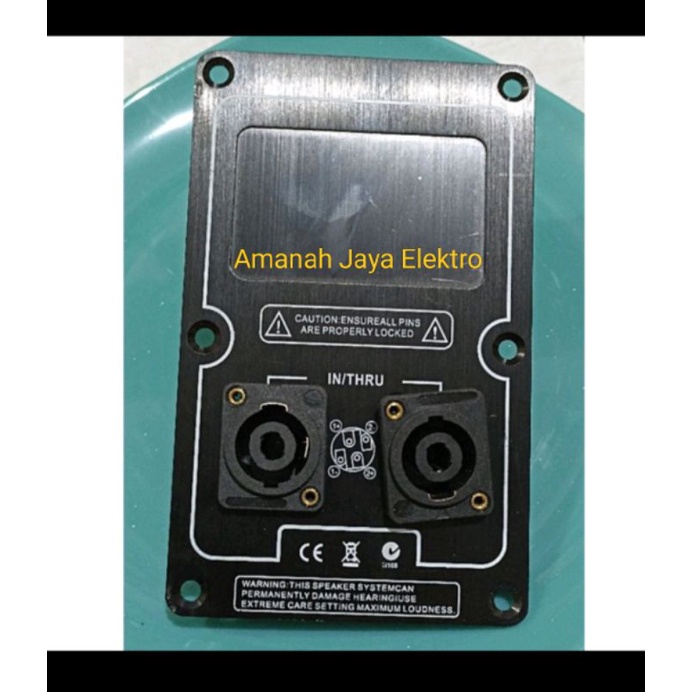 panel plat besi + socket spikon satu set