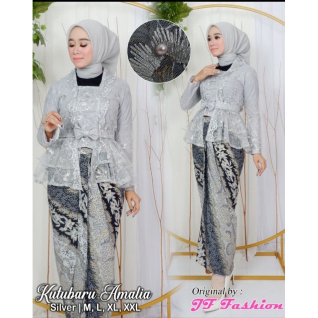 Terbaruu setelan kebaya kutubaru amalia//kebaya tulle wisuda//kebaya kutubaru kartini//kebaya tunangan//kebaya couple//kebaya kondangan//kebaya pesta modern