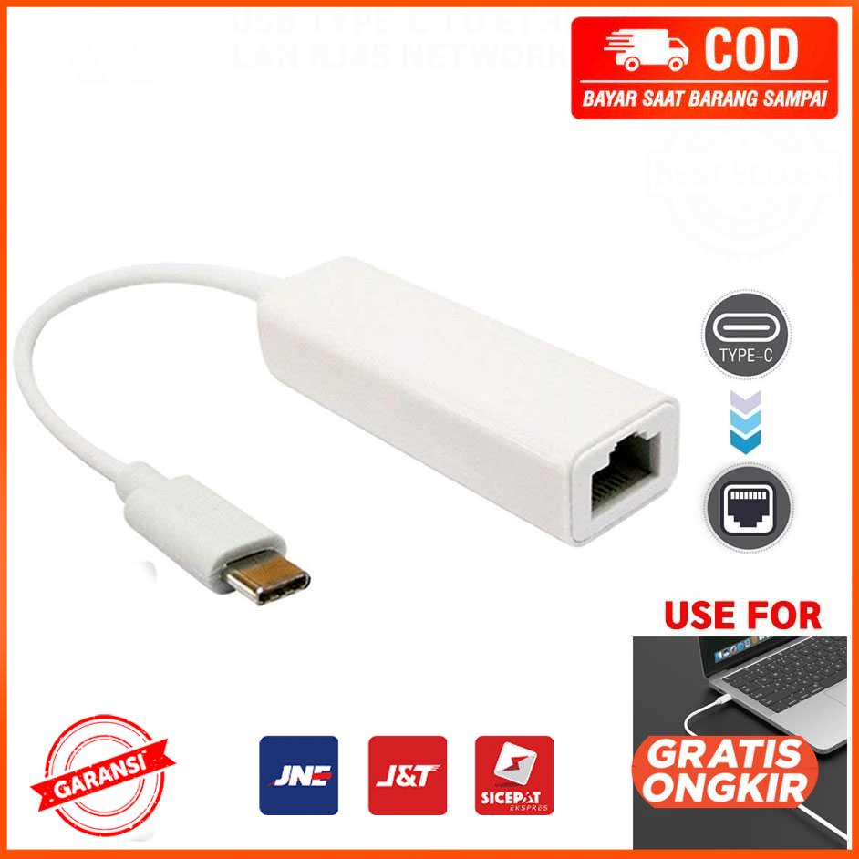 USB 2.0 Type C to RJ45 Ethernet LAN Adaptor for Windows - 9700