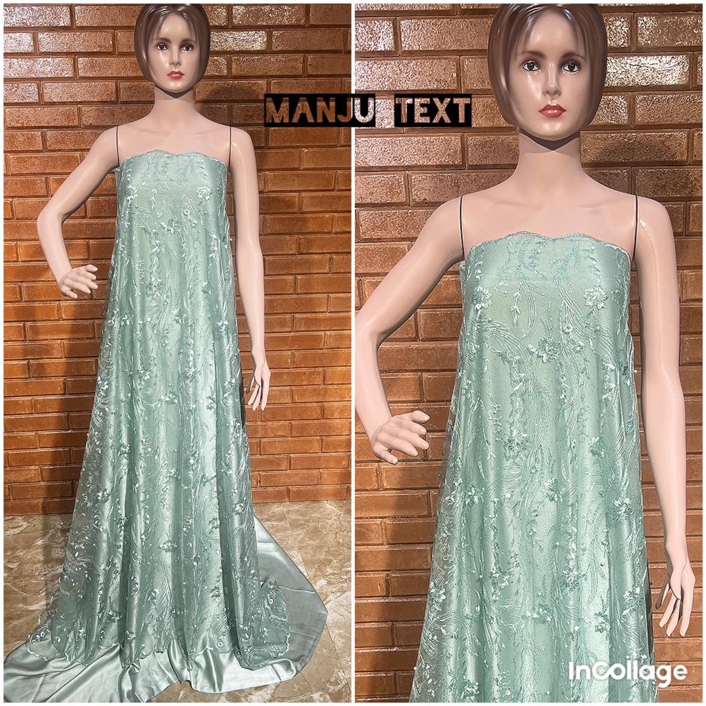 TERMURAH!!! Kain bahan Tulle akar mutiara (PROMO)/ bahan Obral ( motif random)