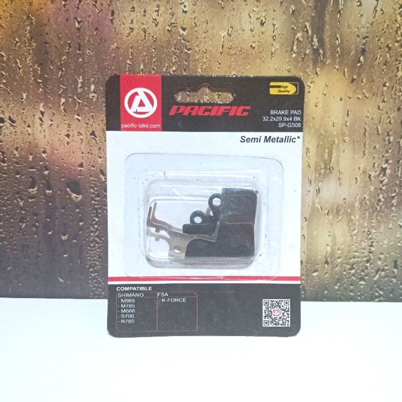 kampas rem cakram sepeda segi empat pacific