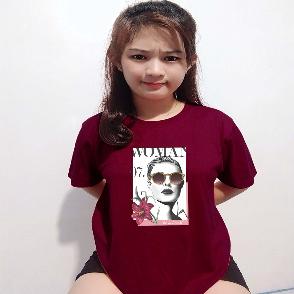 AS /  kaos distro motif woman - kaos pria wanita / kaos pria / baju wanita / kaos wanita / baju pria / atasan / polos / atasan wanita / tshirt