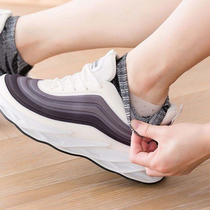 1 pasang Insole bening tak terlihat/sol silikon peninggi badan/Insole Silicone Heel Peninggi Badan Heightening