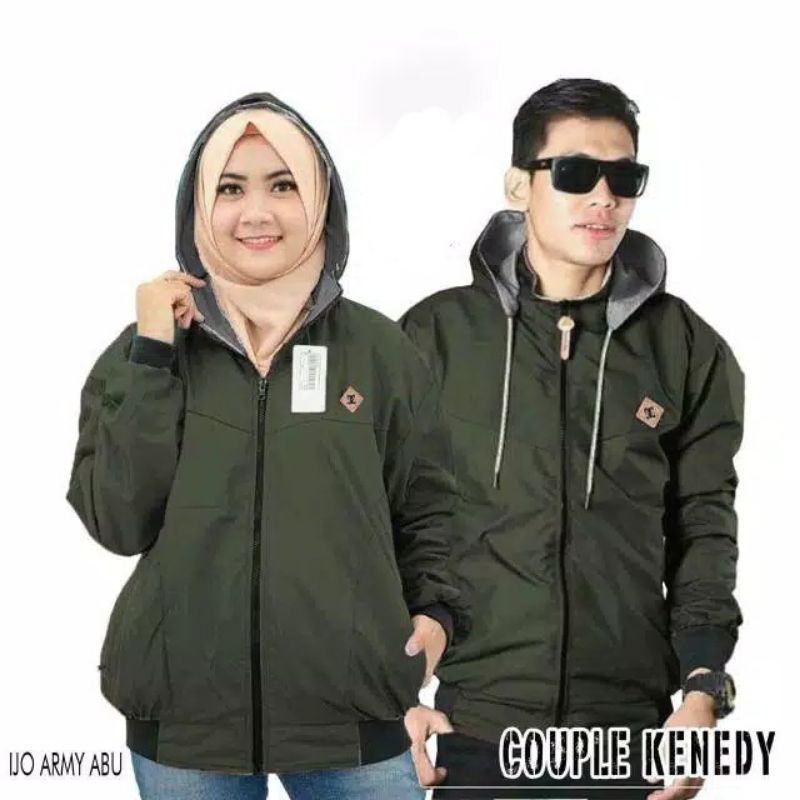 JAKET BOLAK BALIK PARASUT PRIA BB 2in1 PARASUT ANTI AIR FLEECE SIZE L dan XXL GMK